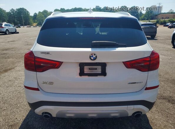 5UXTR7C52KLF28161 2019 BMW X3 White Вид ззаду