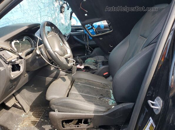 5UXTR7C52KLR45275 2019 BMW X3 Black Vista interior delantera