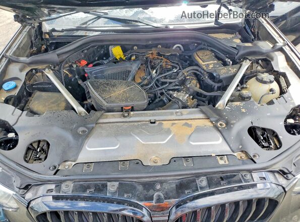 5UXTR7C52KLR45275 2019 BMW X3 Black Vista del compartimento del motor