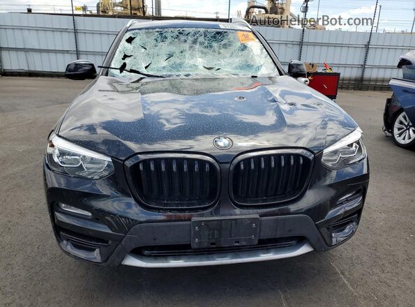 5UXTR7C52KLR45275 2019 BMW X3 Black Vista frontal