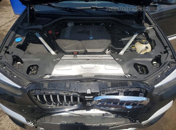 5UXTR7C52KLR53568 2019 BMW X3 Black Շարժիչի բաժամունքի տեսք
