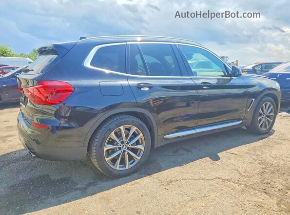 5UXTR7C52KLR53568 2019 BMW X3 Black Հետևի աջ