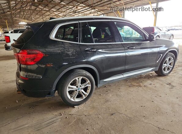 5UXTR7C52KLR53683 2019 BMW X3 Black Հետևի տեսք