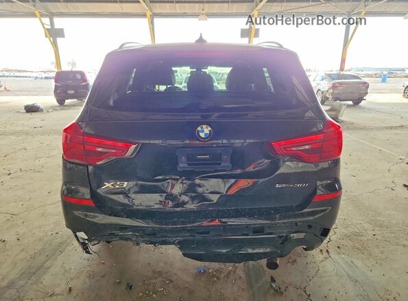 5UXTR7C52KLR53683 2019 BMW X3 Black VIN կոդի պիտակի տեսք