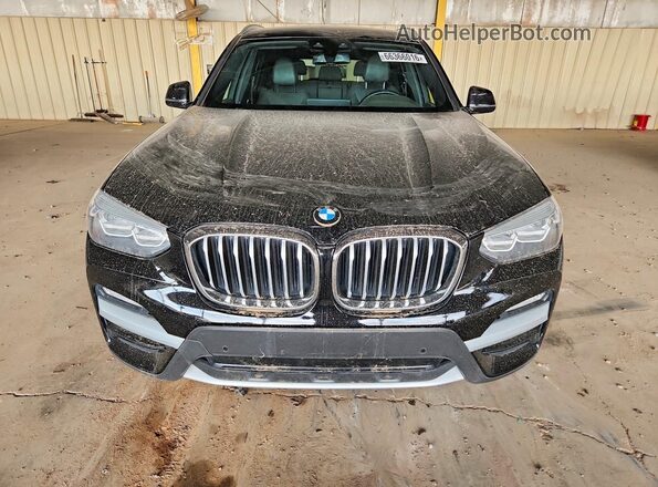 5UXTR7C52KLR53683 2019 BMW X3 Black Հետևի նստատեղերի տեսք