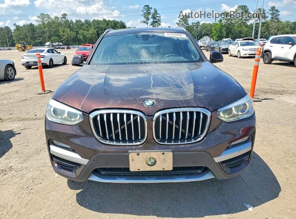 5UXTR7C53KLE94912 2019 BMW X3 Burgundy წინა ხედი