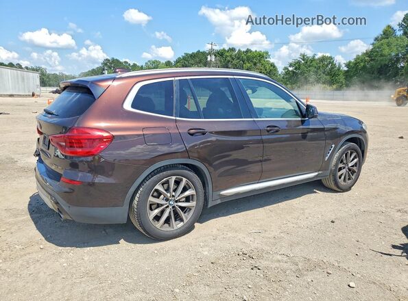 5UXTR7C53KLE94912 2019 BMW X3 Burgundy უკანა მარჯვენა