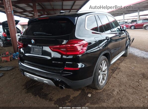 5UXTR7C53KLE96563 2019 BMW X3 Черный Задняя правая четверть