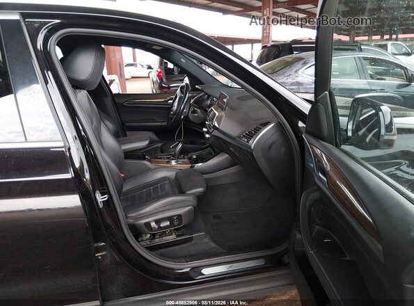 5UXTR7C53KLE96563 2019 BMW X3 Черный Вид салона спереди