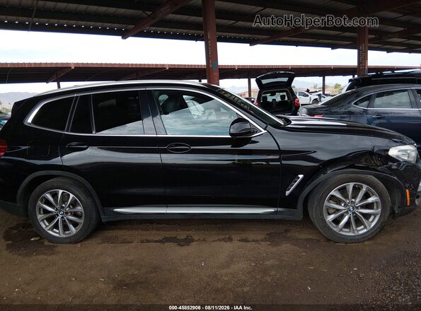 5UXTR7C53KLE96563 2019 BMW X3 Черный Вид задней части салона