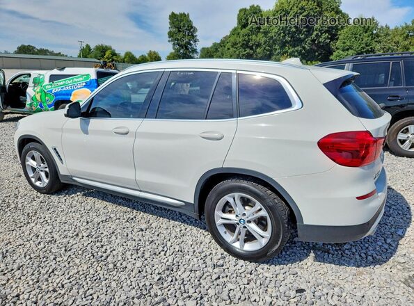 5UXTR7C53KLE97034 2019 BMW X3 White Tył prawy