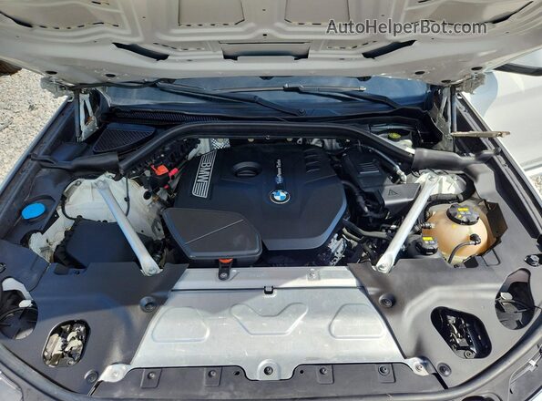 5UXTR7C53KLE97034 2019 BMW X3 White Widok naklejki z numerem VIN