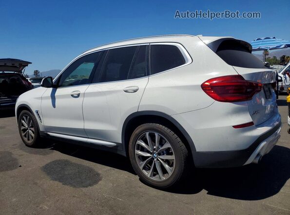 5UXTR7C53KLE97941 2019 BMW X3 White უკანა მარცხენა