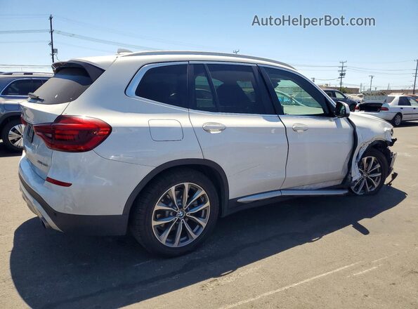 5UXTR7C53KLE97941 2019 BMW X3 White უკანა მარჯვენა