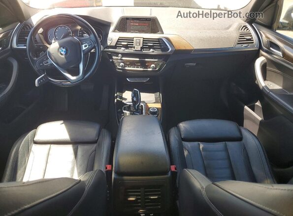 5UXTR7C53KLE97941 2019 BMW X3 White წინა პანელის ხედი