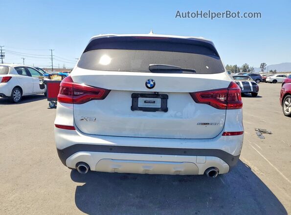 5UXTR7C53KLE97941 2019 BMW X3 White უკანა ხედი