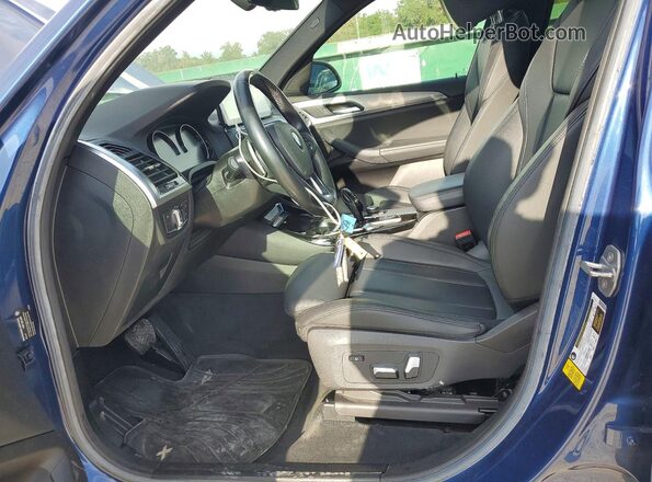 5UXTR7C53KLR50811 2019 BMW X3 Blue Սալոնի դիմացի տեսք