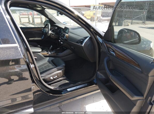 5UXTR7C54KLE97317 2019 BMW X3 Черный Вид салона спереди