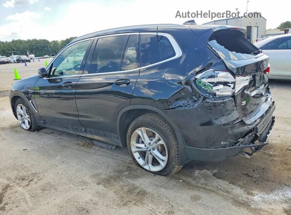 5UXTR7C54KLE97320 2019 BMW X3 Black უკანა მარცხენა