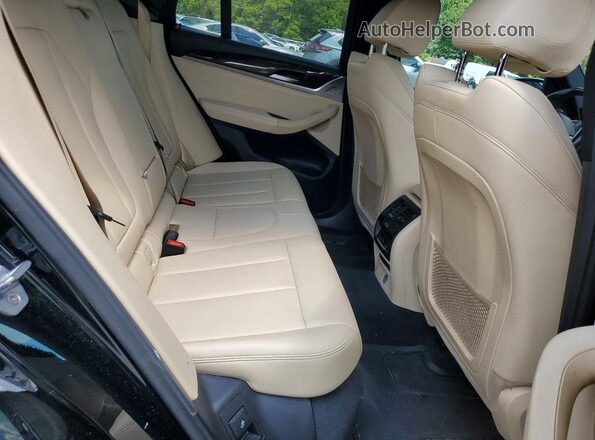 5UXTR7C54KLE97320 2019 BMW X3 Black უკანა სალონის ხედი