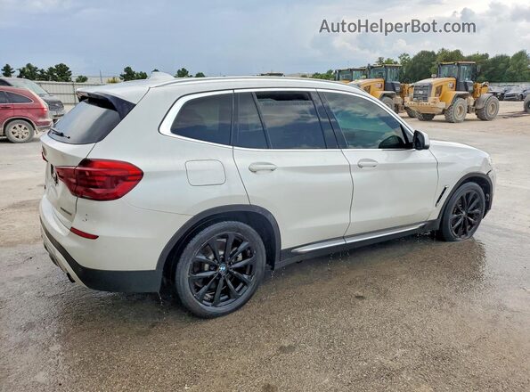 5UXTR7C54KLF29098 2019 BMW X3 White Tył prawy