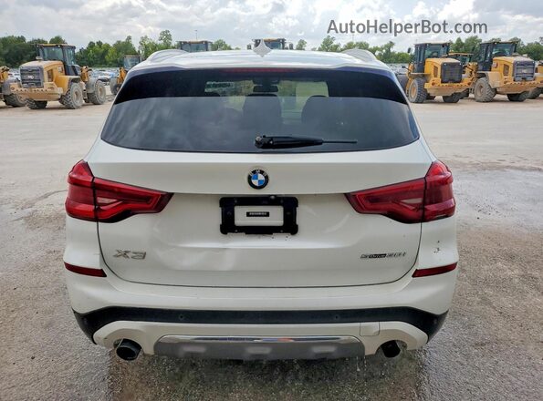 5UXTR7C54KLF29098 2019 BMW X3 White Widok z tyłu