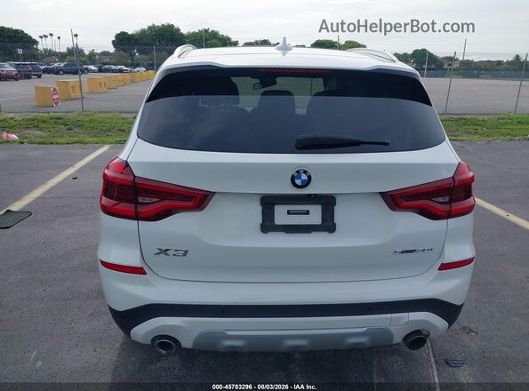 5UXTR7C54KLR50543 2019 BMW X3 White 