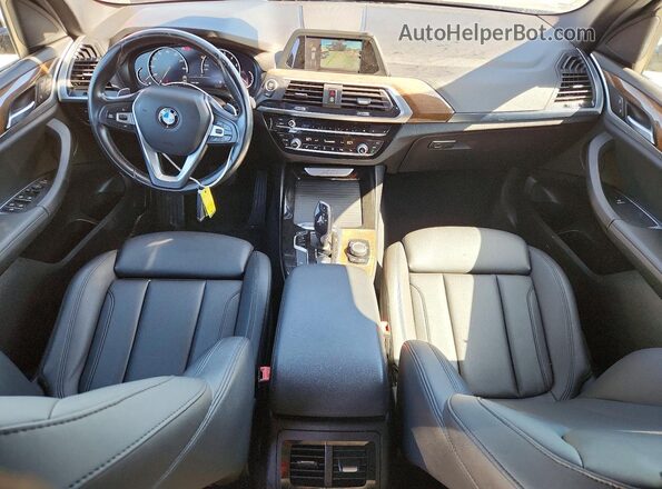5UXTR7C54KLR50736 2019 BMW X3 Gray წინა პანელის ხედი