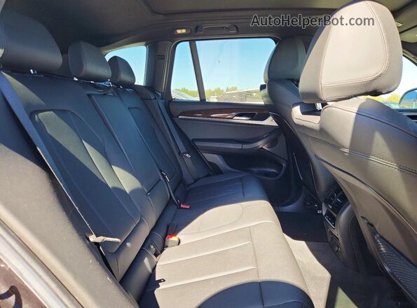 5UXTR7C54KLR50736 2019 BMW X3 Gray უკანა სავარძლების ხედი