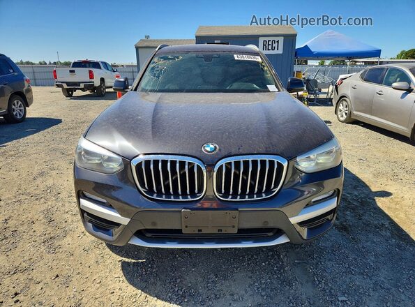 5UXTR7C54KLR50736 2019 BMW X3 Gray წინა ხედი