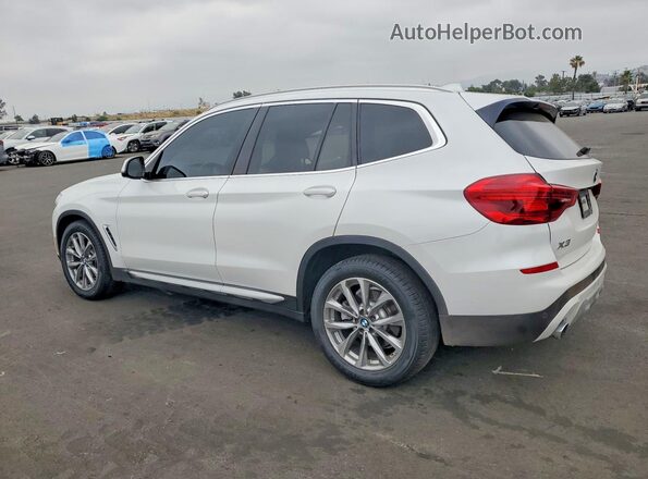 5UXTR7C55KLE96371 2019 BMW X3 White Rear left