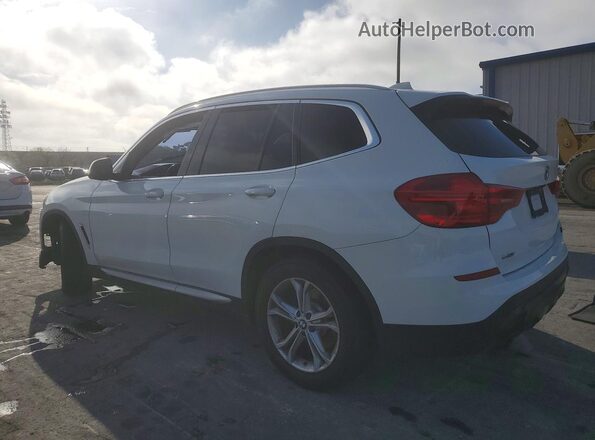 5UXTR7C56KLF26980 2019 BMW X3 White უკანა მარცხენა