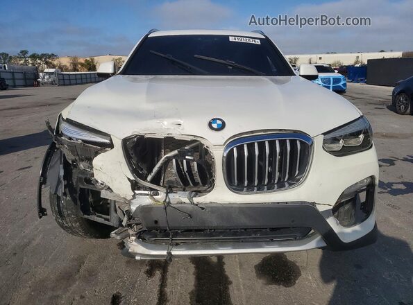 5UXTR7C56KLF26980 2019 BMW X3 White წინა ხედი