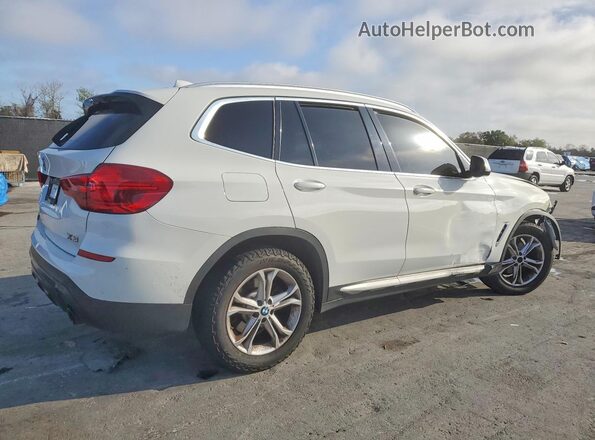 5UXTR7C56KLF26980 2019 BMW X3 White უკანა მარჯვენა