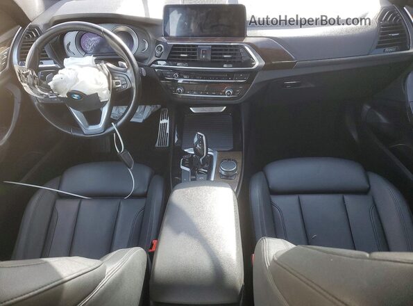 5UXTR7C56KLF26980 2019 BMW X3 White წინა პანელის ხედი