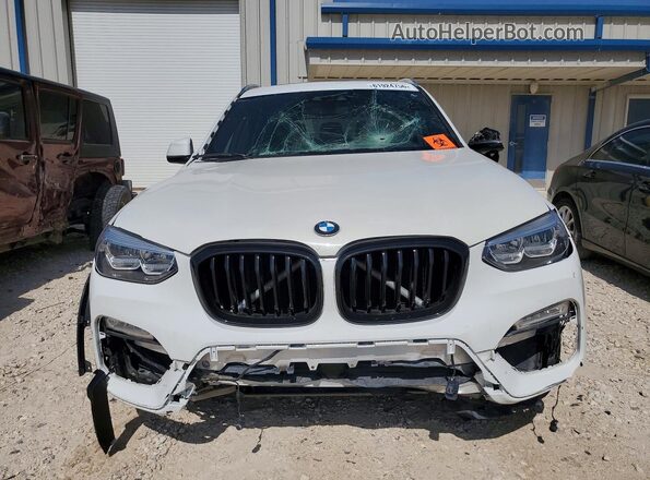 5UXTR7C56KLF29359 2019 BMW X3 White წინა ხედი