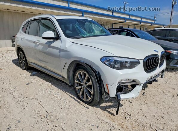 5UXTR7C56KLF29359 2019 BMW X3 White წინა მარჯვენა