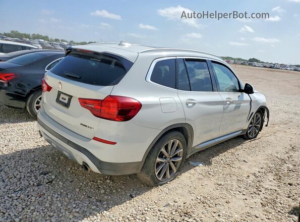 5UXTR7C56KLF29359 2019 BMW X3 White უკანა მარჯვენა