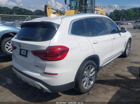 5UXTR7C56KLF32505 2019 BMW X3 White Задня права чверть