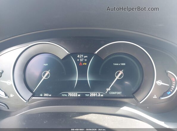 5UXTR7C56KLF32505 2019 BMW X3 White Вид задніх сидінь