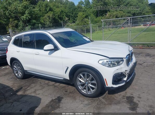5UXTR7C56KLF32505 2019 BMW X3 White Вид задньої частини салону