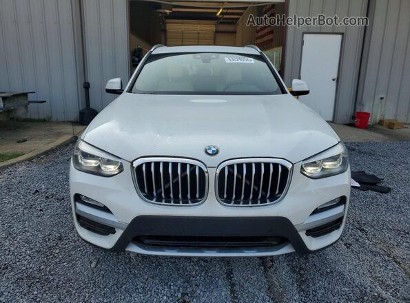5UXTR7C56KLR48650 2019 BMW X3 White Vista frontal