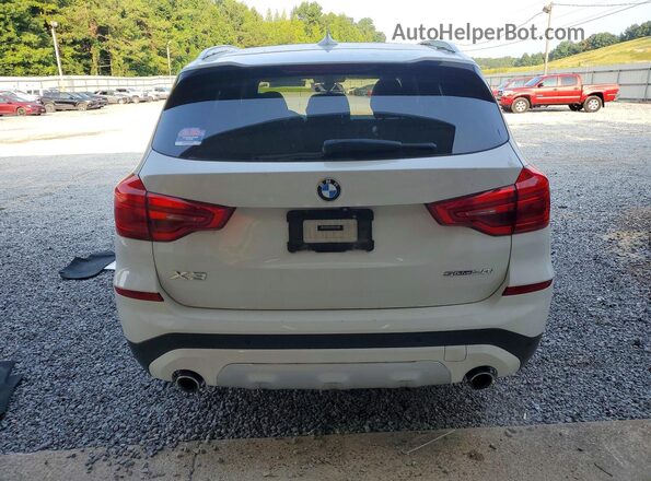 5UXTR7C56KLR48650 2019 BMW X3 White Vista trasera