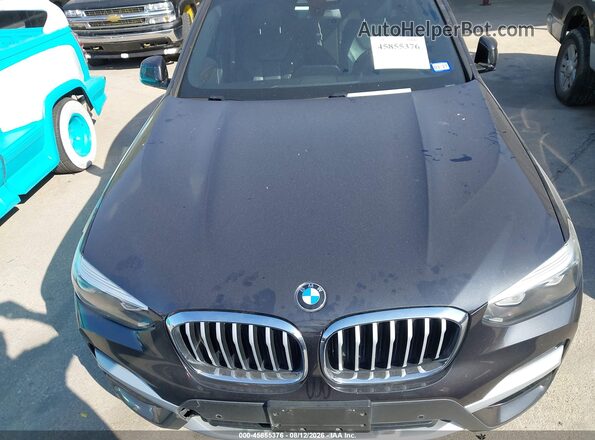 5UXTR7C57KLE94976 2019 BMW X3 Gray Widok zestawu wskaźników