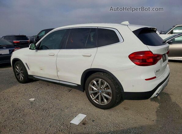 5UXTR7C57KLE96274 2019 BMW X3 Белый Задняя левая четверть