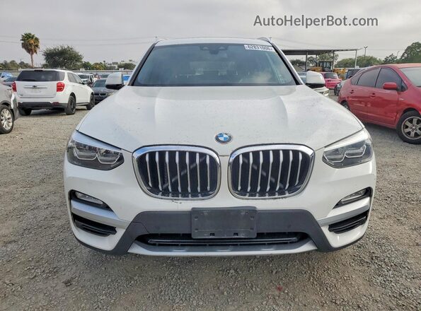 5UXTR7C57KLE96274 2019 BMW X3 Белый Вид спереди