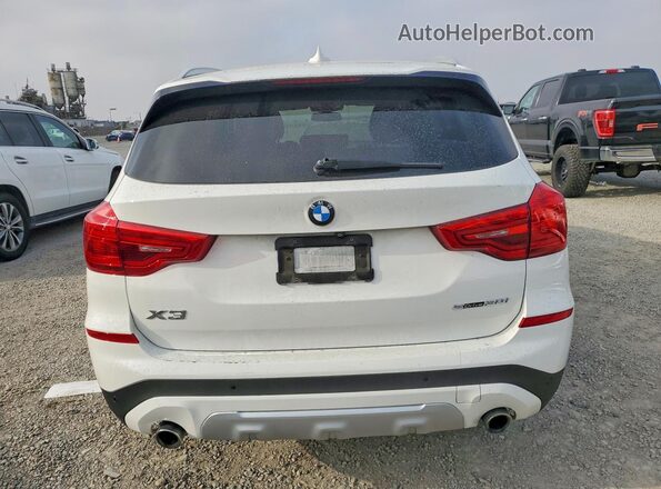 5UXTR7C57KLE96274 2019 BMW X3 Белый Вид сзади