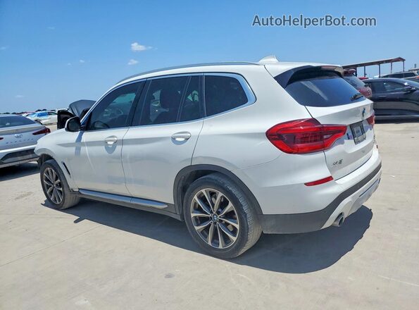 5UXTR7C57KLF30164 2019 BMW X3 White Հետևի ձախ