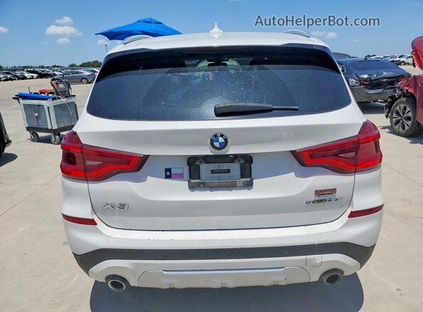 5UXTR7C57KLF30164 2019 BMW X3 White Հետևի տեսք