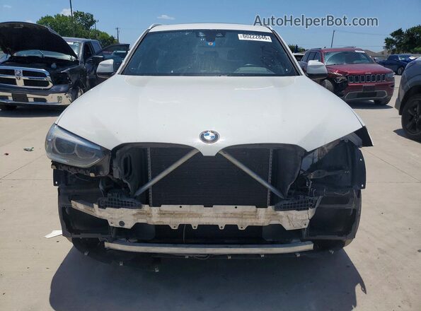 5UXTR7C57KLF30164 2019 BMW X3 White Դիմացի տեսք